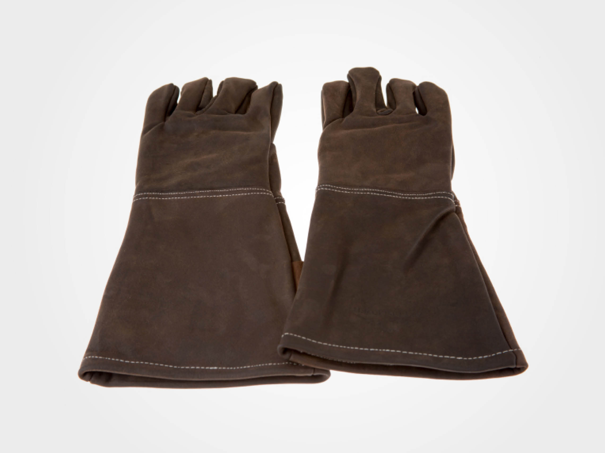 Grillhandschuhe Büffelleder, Farbe coffee