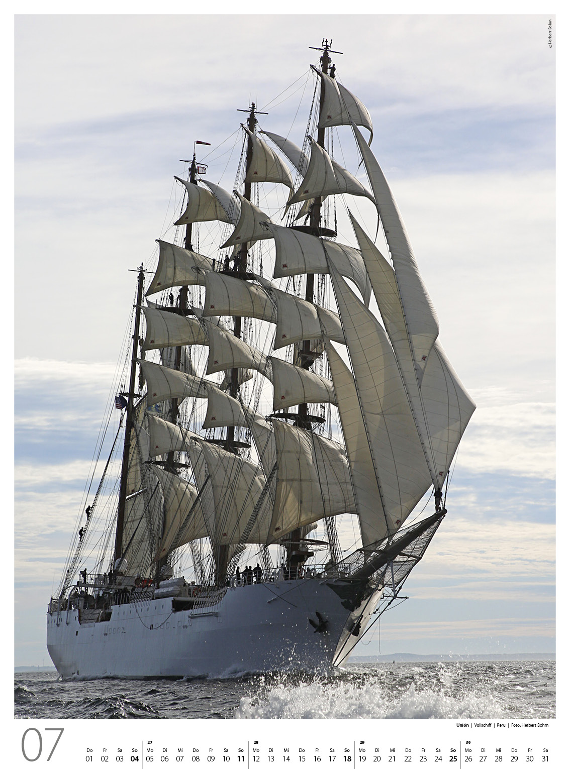 Windjammerkalender 2027
