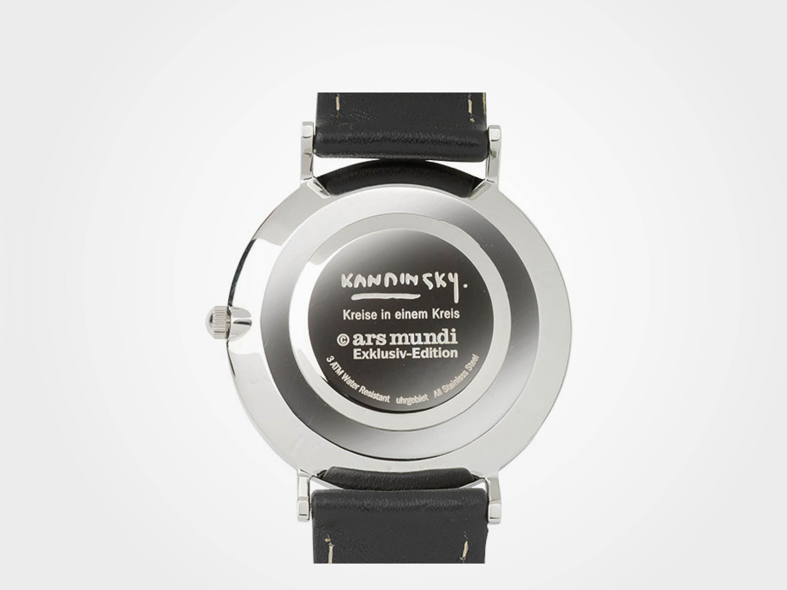 Künstler-Armbanduhr "Kandinsky - Kreise in einem Kreis"