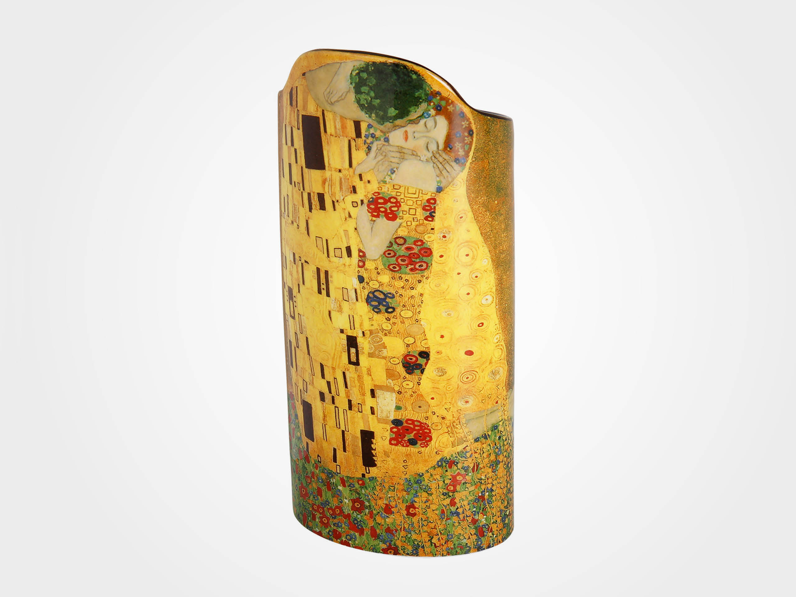 Gustav Klimt: Porzellanvase "Der Kuss"