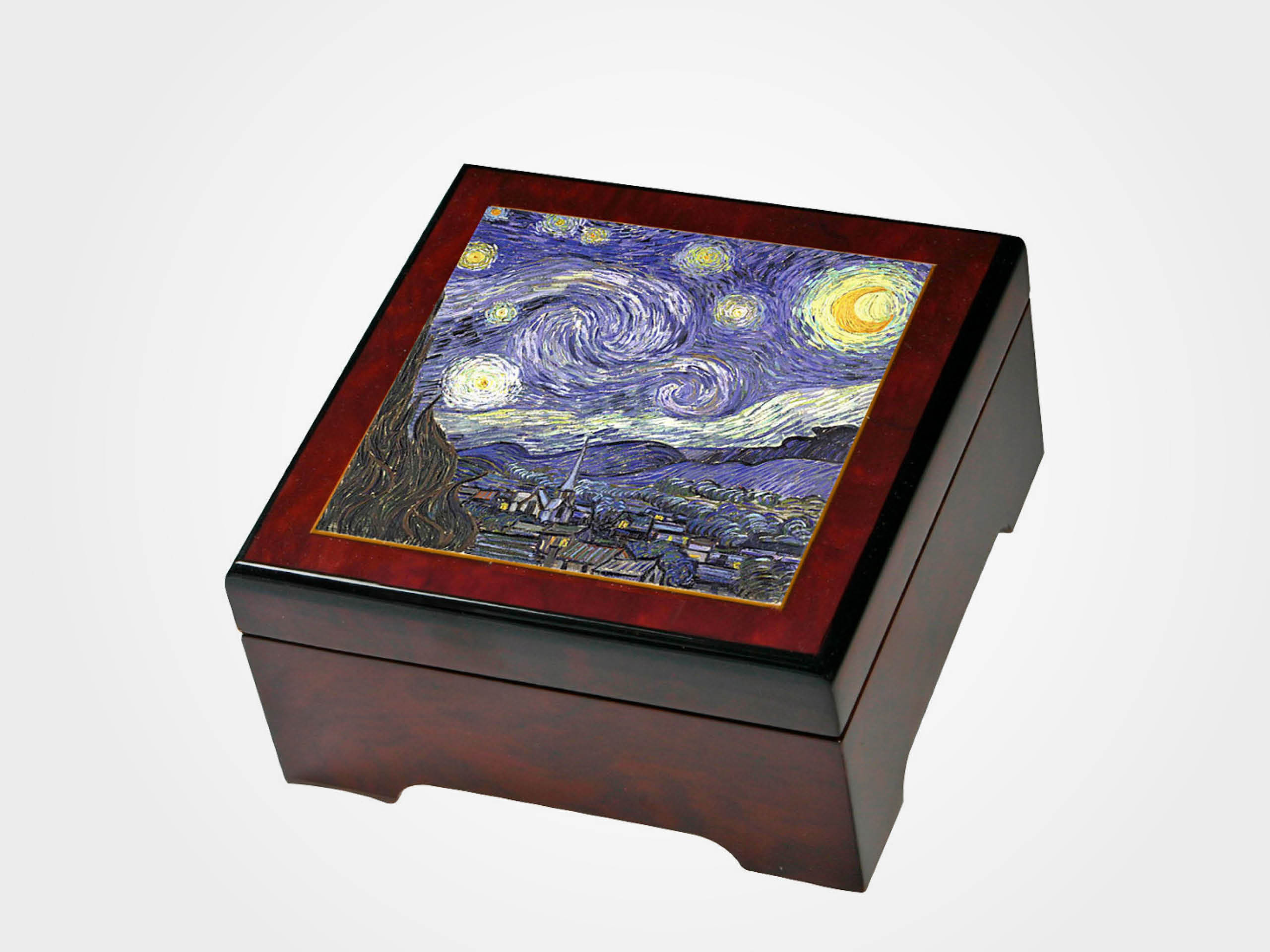 Vincent van Gogh: Musik-Schmuckbox "Sternennacht"