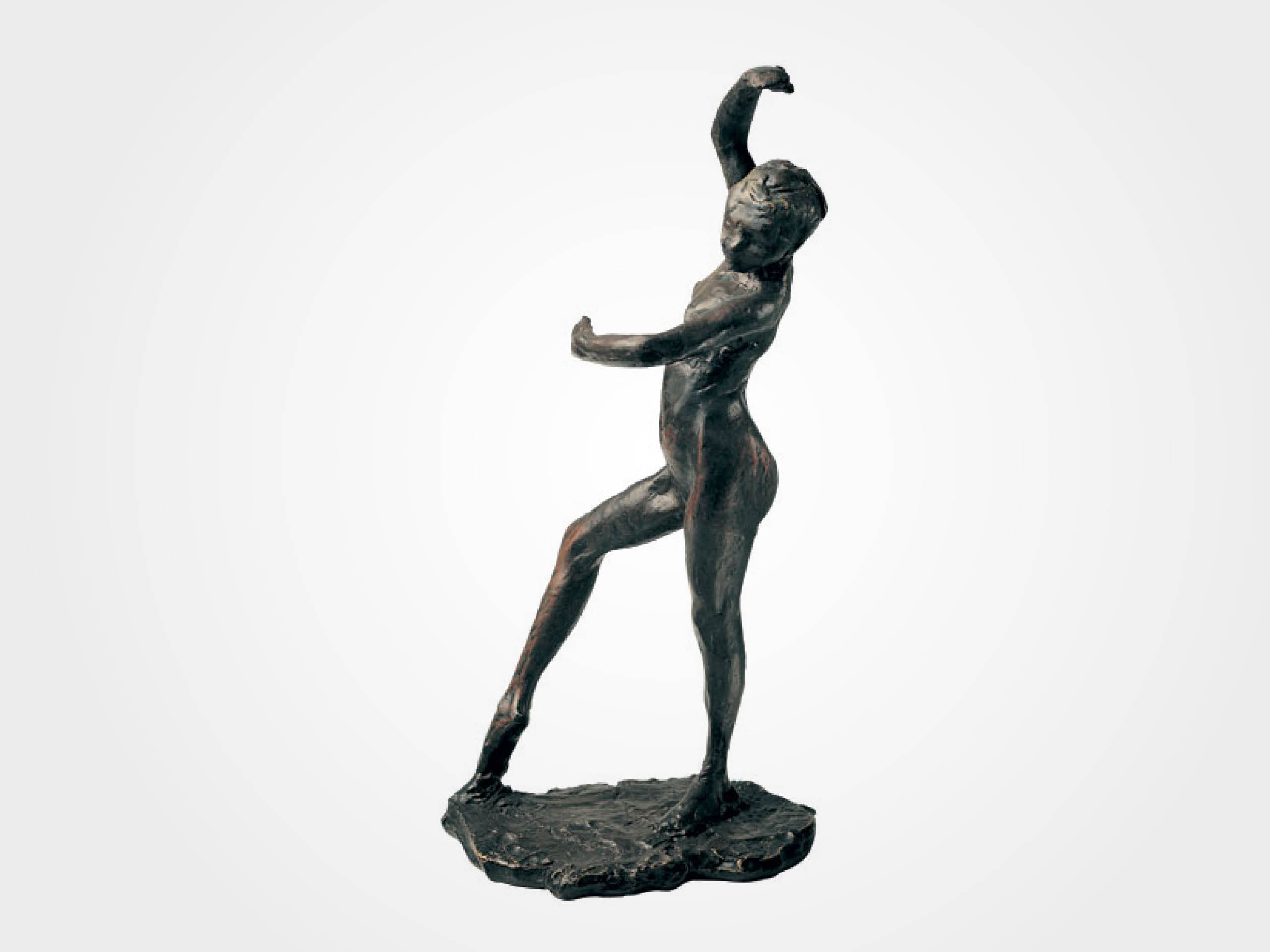 Edgar Degas: Skulptur "Spanische Tänzerin", Version in Bronze