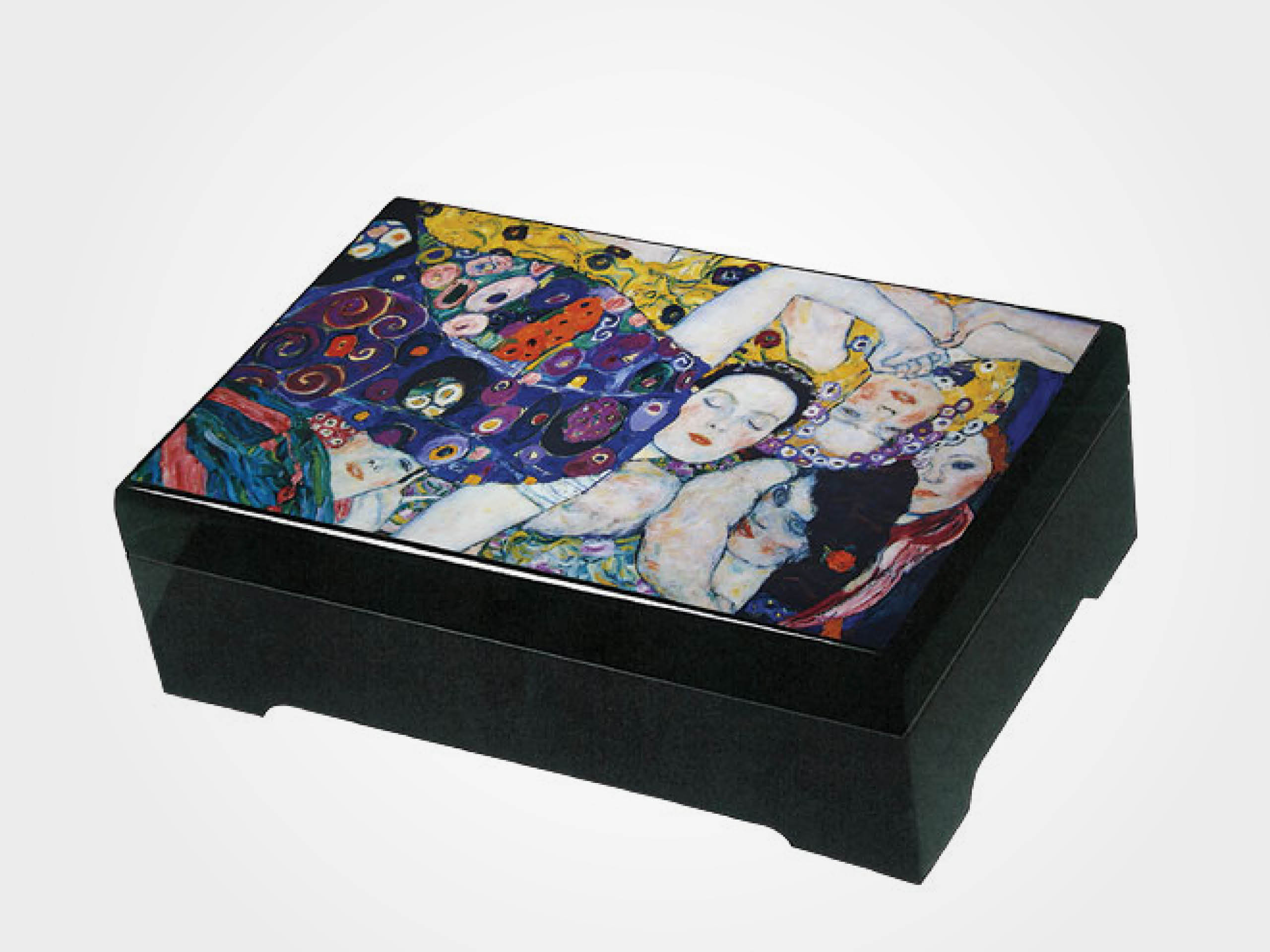Gustav Klimt: Musik-Schmuckbox "Jungfrauen"